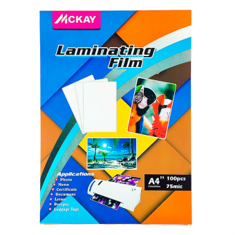 Купить Пленка для ламинирования A4 75 мкм, 100 штук оптом